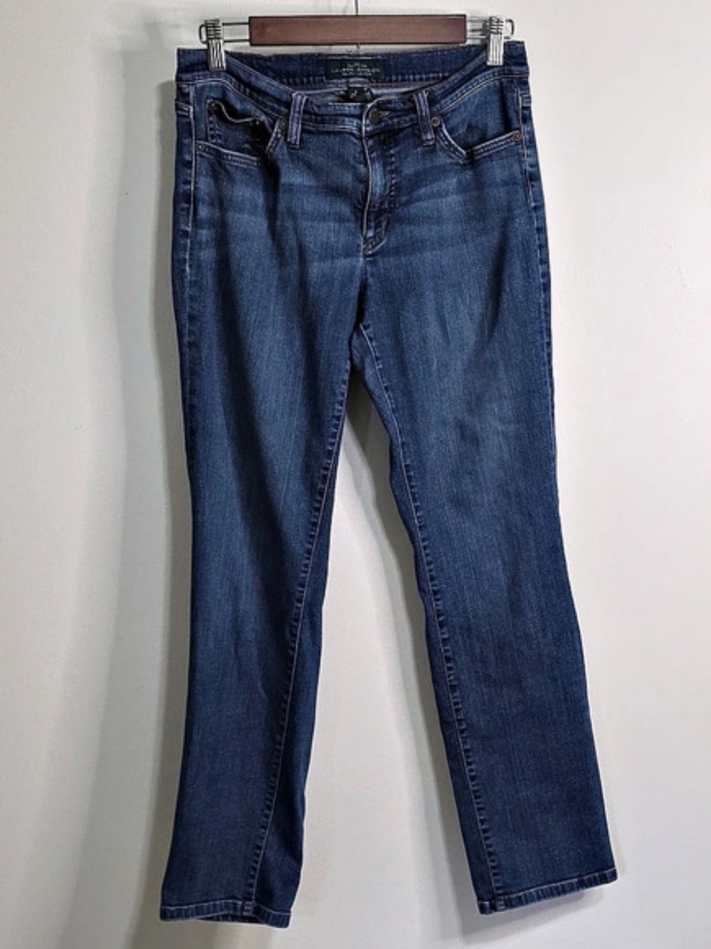 Lauren Ralph Lauren Jeans Co. Straight Leg Jeans in Blue Size 8